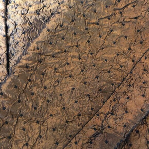 Coldwater Creek Crinkle Quilted Jacket Copper Petite Medium NWOT - Picture 6 of 8